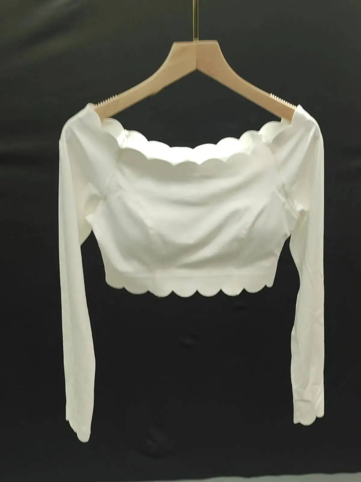 

Women's Lace Dress One-Line Shoulder Long Sleeve Top Yoga Pants Running Training Exercise Fiess Set Pant Sets