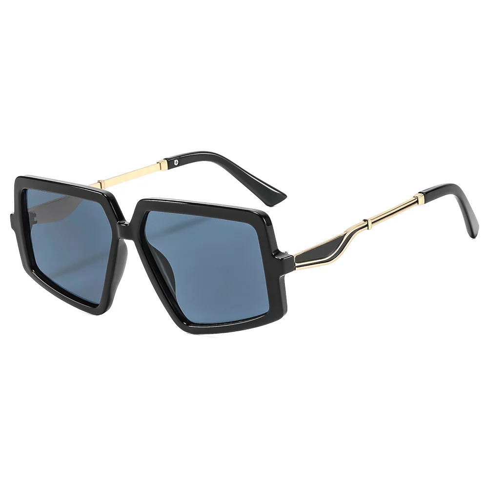 3270 Personalized Square Sunglasses for Men Women, Stylish Irregular Sun Glasses, Fashion Chic Rectangular UV400 Shades 604448