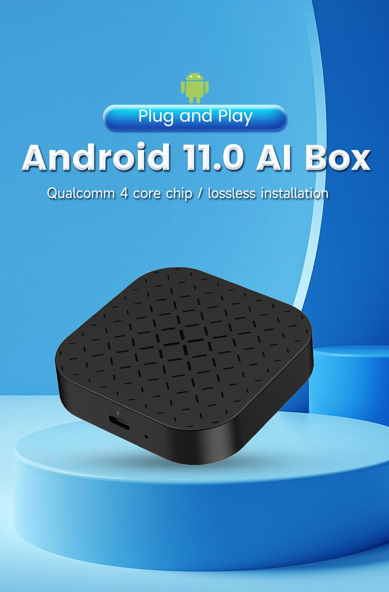 CPC200-Tbox Plus Car Wireless Bluetooth Carplay a Android Box 4-core AI Box portatile 2 + 16GB supporto TF Wifi per Benz per Audi