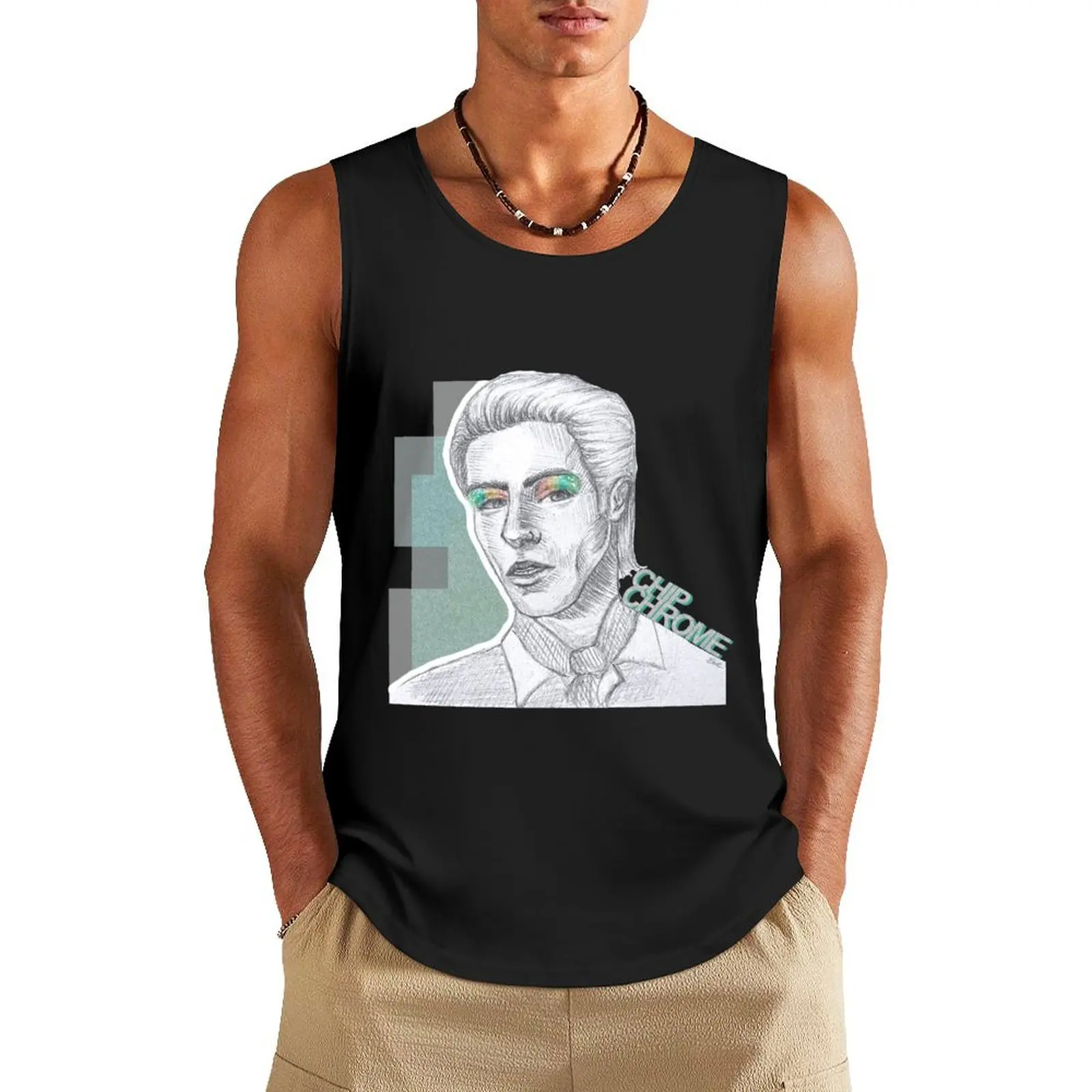 

Chip Chrome - The Neighbourhood Tank Top t-shirts for men bodybuilding t-shirt