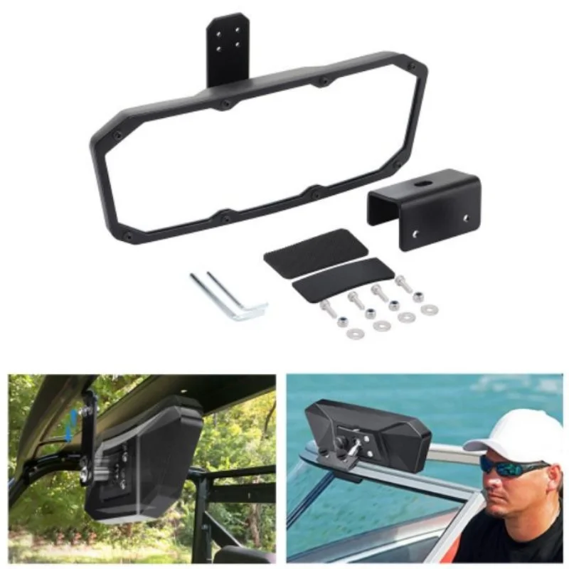 ISURE MARINE Car And Ship Dual-Use Rearview Mirror, Yacht Universal Reflector Mirror, Boat Mirror, UTV Car Rearview Mirror