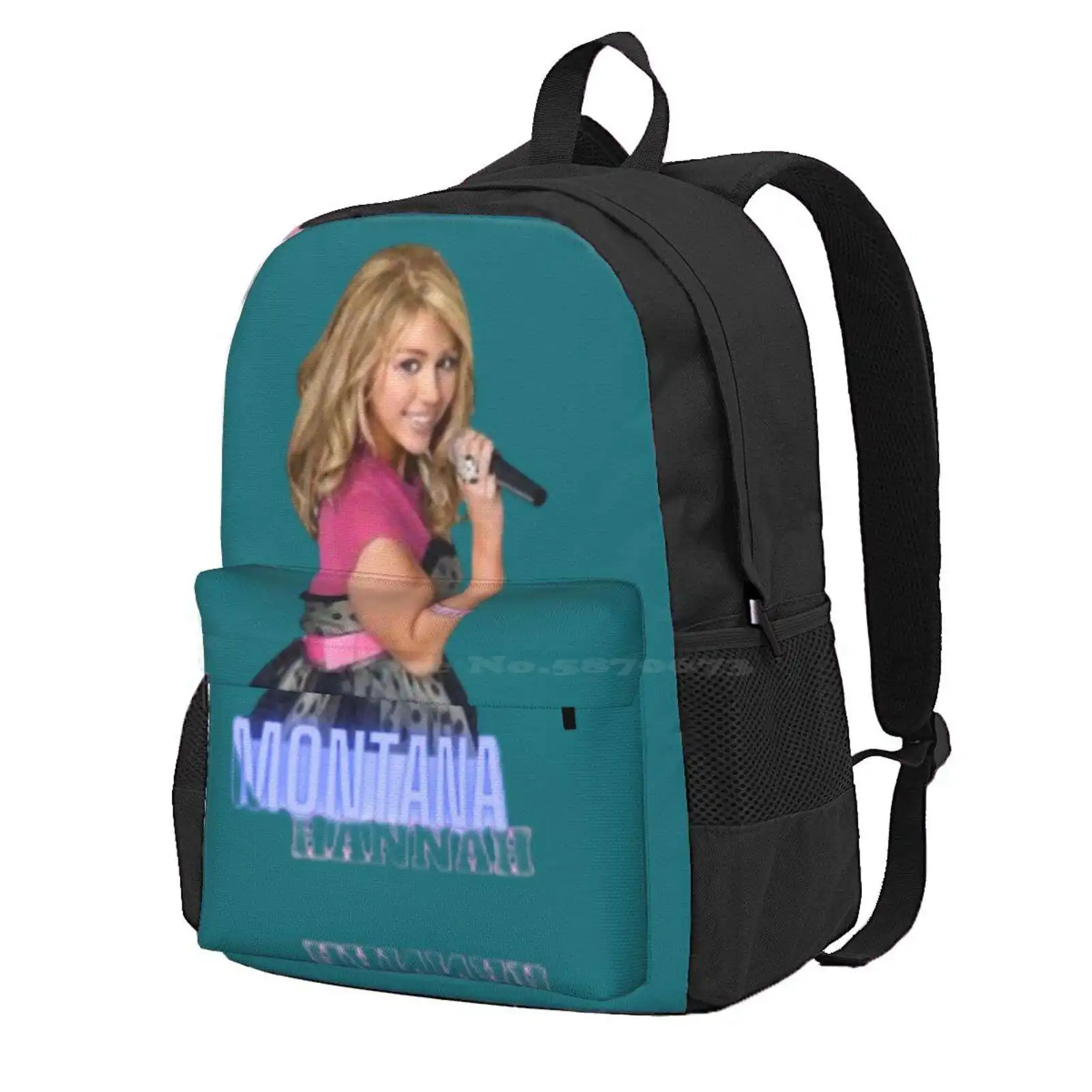 Hannah Montana(8) Hot Sale Schoolbag Backpack Fashion Bags Hannah Montana Miley Cyrus Channel Funny Meme Oliver Jackson 2000S