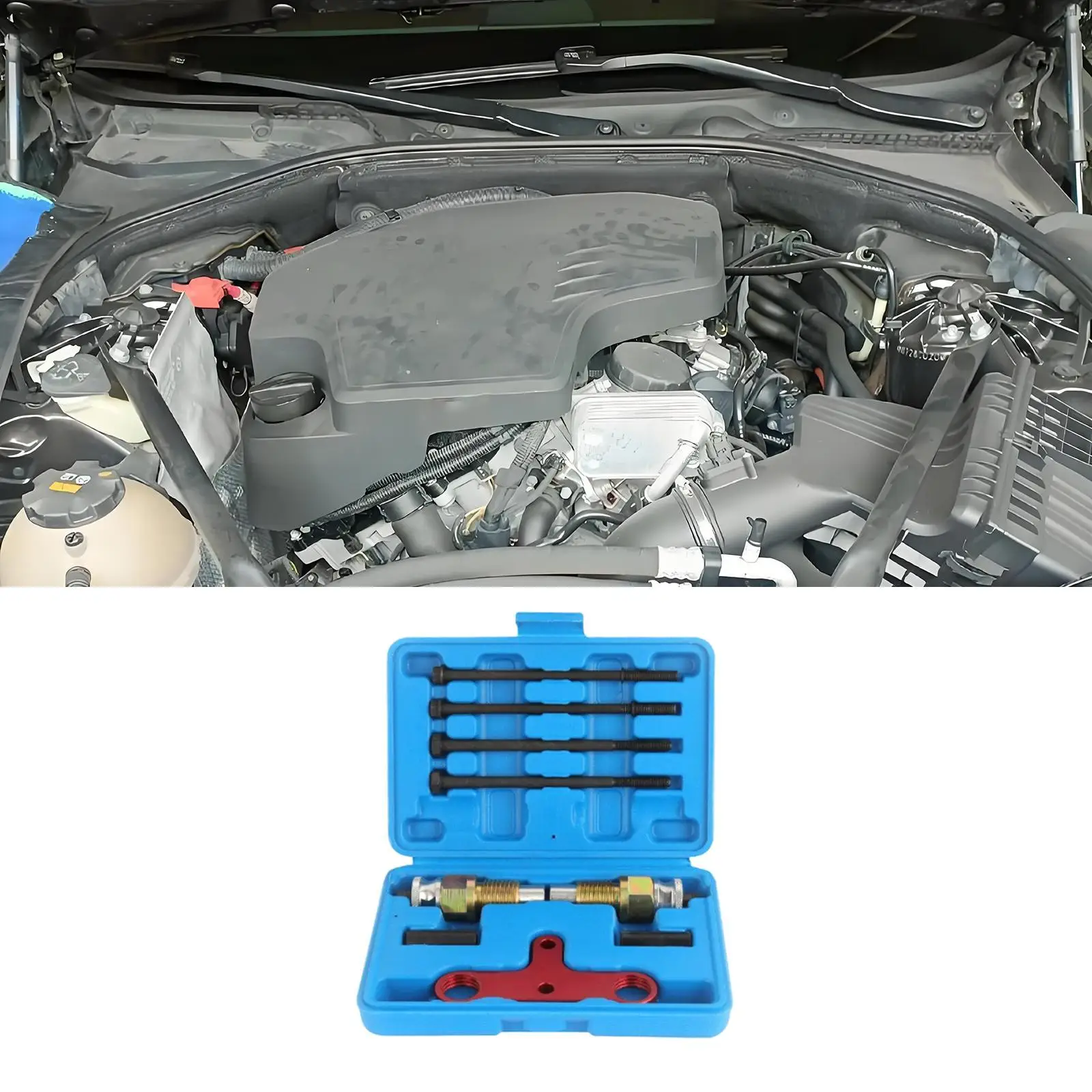 

Fuel Injector Install and Remove Tool Sturdy Automotive Engine Timing Tool Fuel Injector Puller Accessories for BMW N20 N55