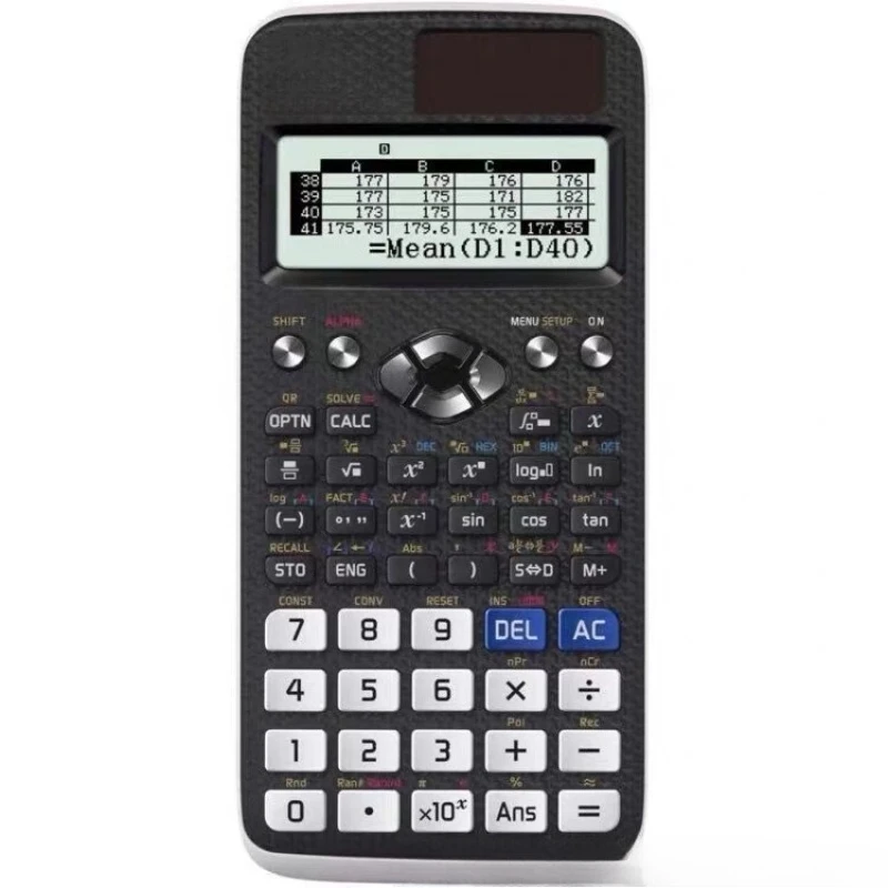 991EX Multifunctional Function Calculator 552 Functions Complex Statistics Cardinality Matrix Vector Solution Equation