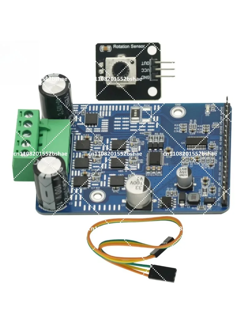 DC 6V-80V BLDC Three Phase Brushless Motor Controller PWM 1600W 20A Hall Module