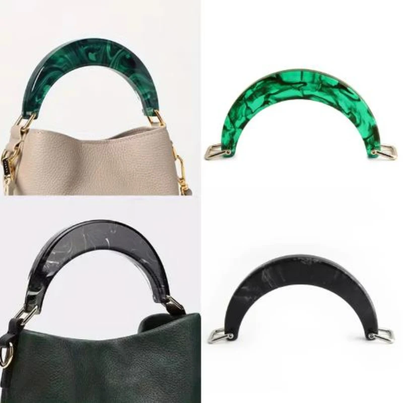 1pc em forma de u plástico substituição bolsa alça durável moda diy artesanal saco acessórios para tecido crossbody saco decoração