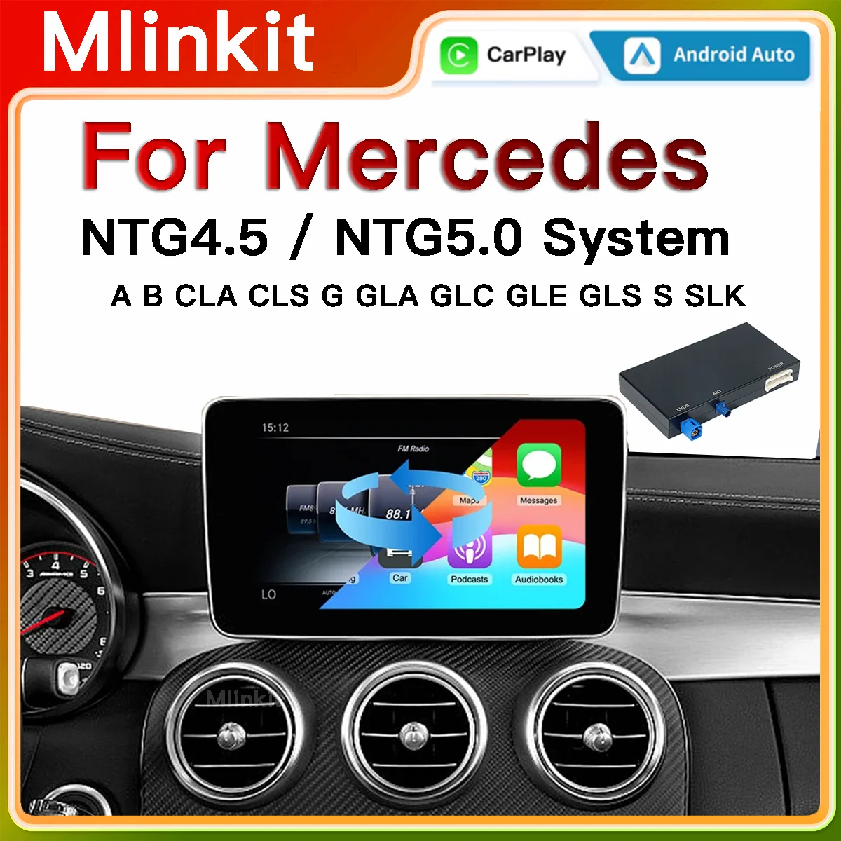 2026 NEW Wireless CarPlay Android Auto module for Mercedes Benz