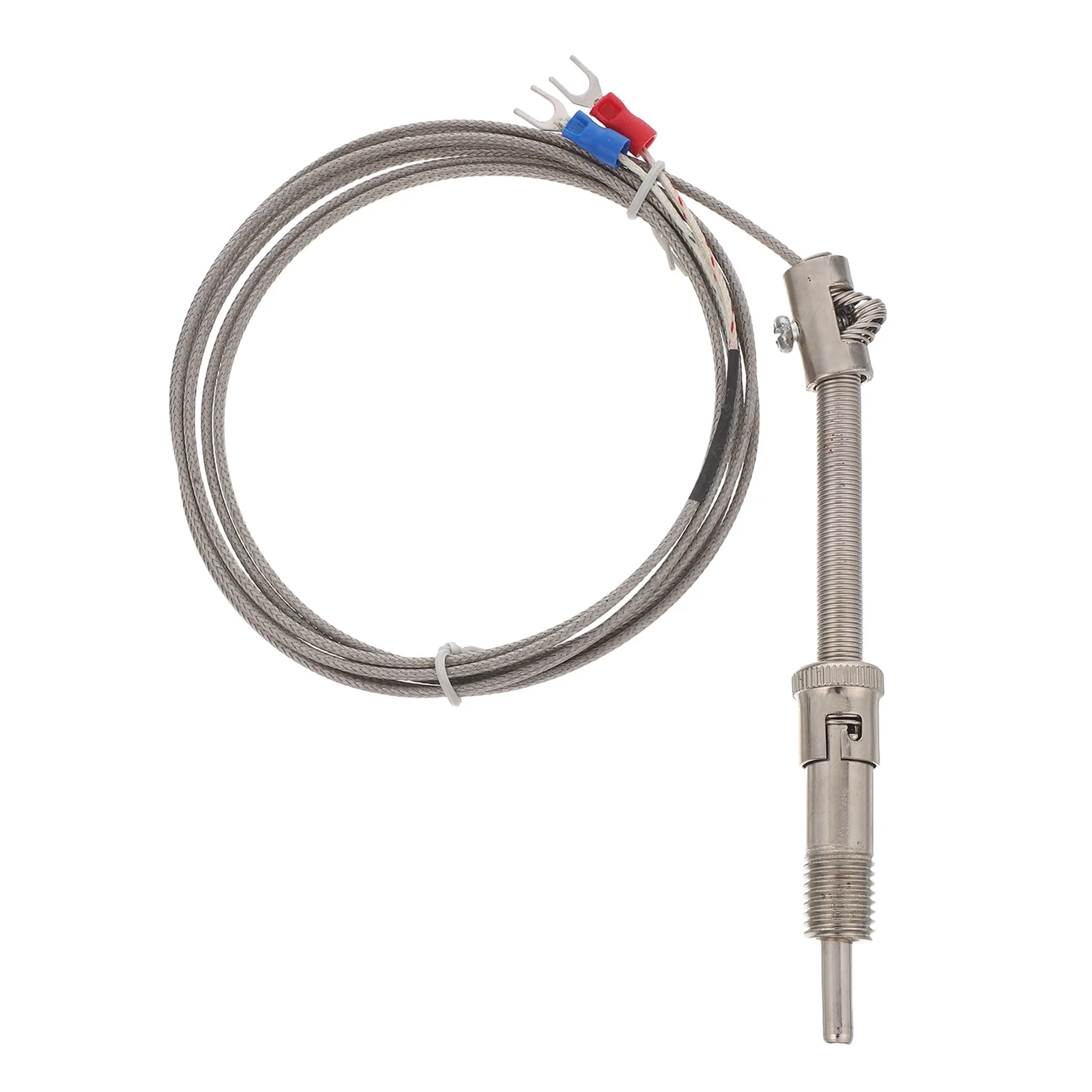 

Temperature Sensor Cable Stainless Steel Probe Rustproof Waterproof Insulation Lead Accurate Temperature Probe for Hvac