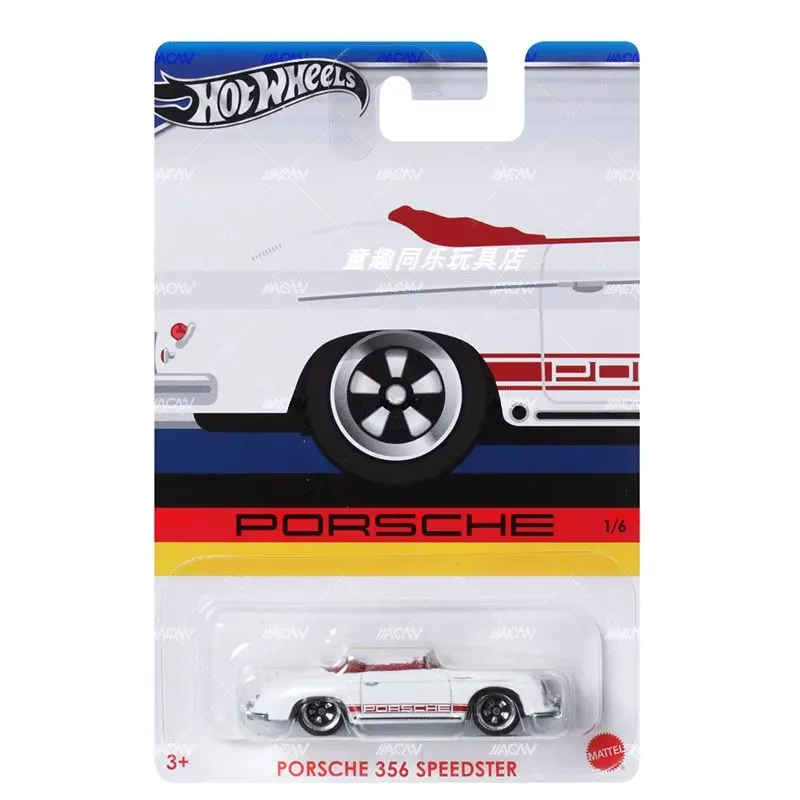 Popular Hot Wheels Car Model Silver Elevation Porsche Series Alloy Sports Collectible Car Model Room Ornament Birthday Toys