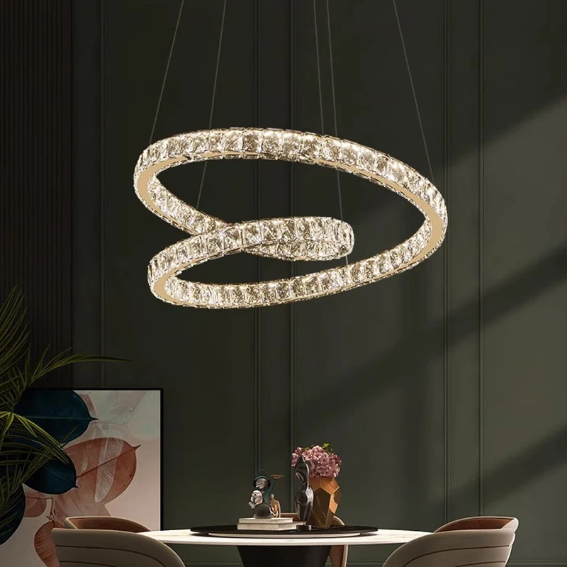 

Современный домашний декор, светодиодные светильники, подвесные светильники, лампы для гостиной, люстры для столовой, подвесной светильник, внутреннее освещение, crys