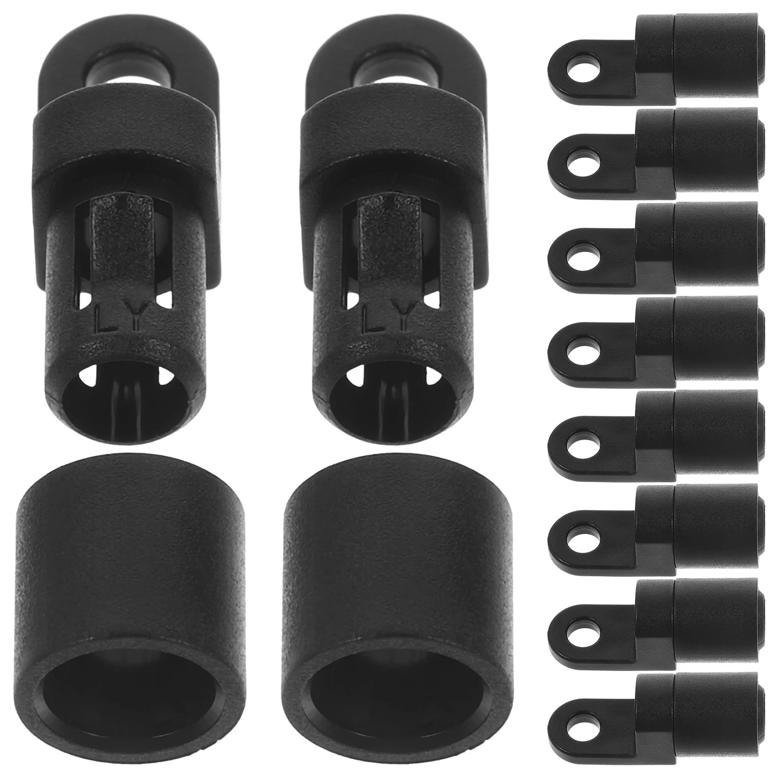 

10pcs Bungee Shock Cord Hooks Elastic Fixed Buckle Cargo Net Replacement Kayak Accessories Rope Tie Downs Boat Water Resistant