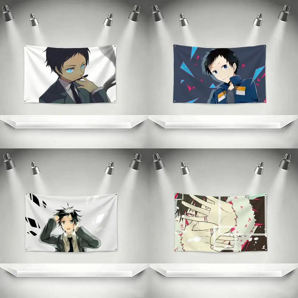 Durarara Mikado Ryugamine  Flag Suitable For Party Club Outdoor Interior Wall Decoration Banner Fans Gift
