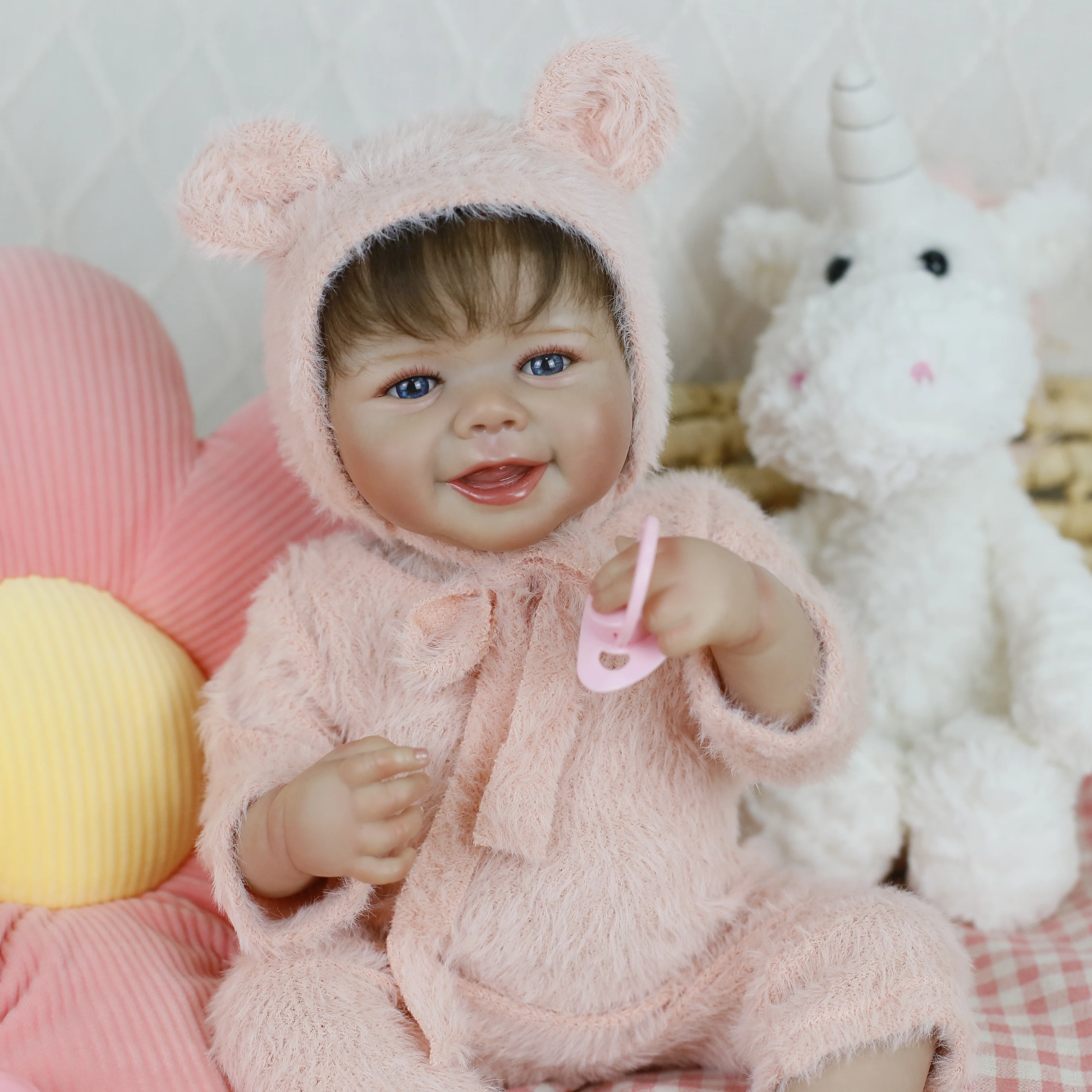 

Lifereborn 18 Inch Reborn Baby Doll Kits Soft Body Lifelike Adorable Newborn Girl Best Birthday Christmas Gift Toys