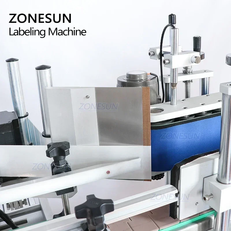 ZONESUN ZS-TB150A آلة تسميات التعبئة والتغليف عالية السرعة 200 زجاجة/دقيقة آلة وضع العلامات على جرة مستحضرات التجميل والزيوت العطرية ملصق