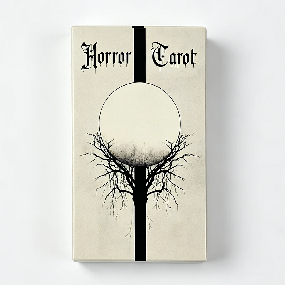 Mystery Horror Tarot Deck 78 Cards Divination Cards Game for Power Exploration and Psychic Insight,Halloween and Christmas Games