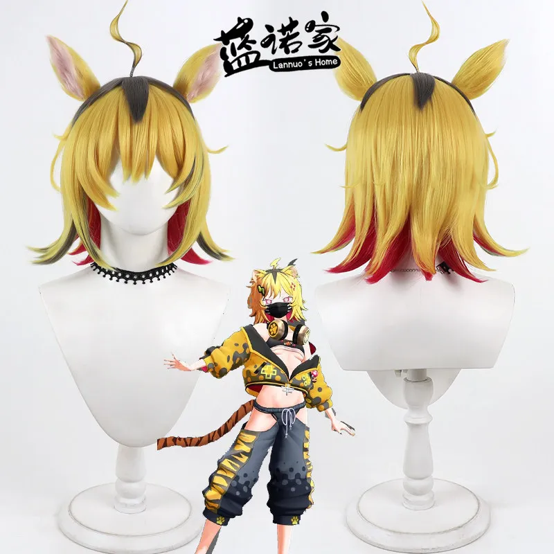 virtual-youtube-vtuber-urufugaru-cosplay-wig-halloween-carnival-party-props-synthetic-hair-heat-resistant-fiber-wig-cap
