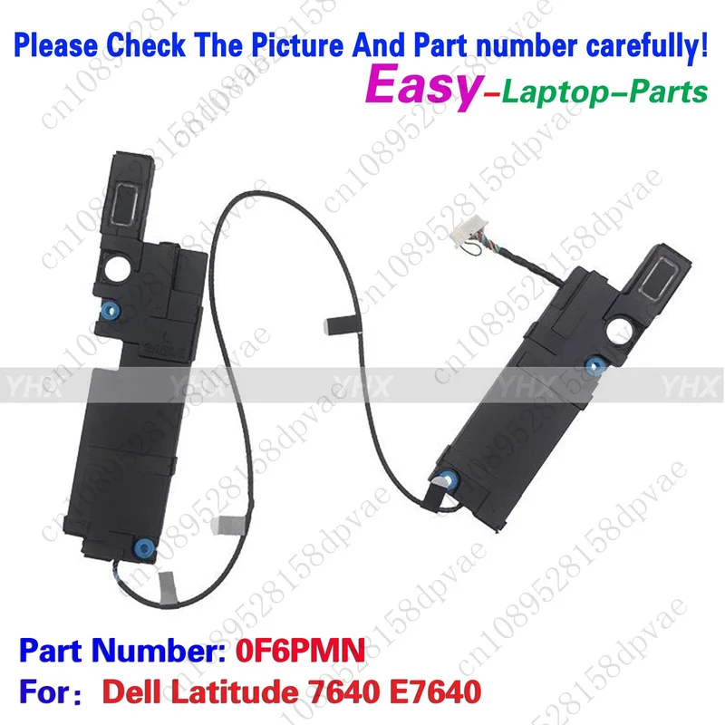 

GYX New For Dell Latitude 7640 E7640 Built in Speaker L&R 0F6PMN Fast delivery