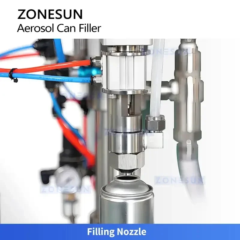 ZONESUN ZS-CQ3 آلة تعبئة الهباء الجوي الهوائية اليدوية للسوائل