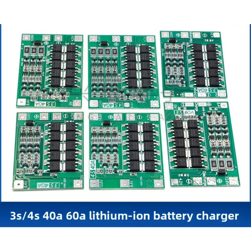 

3S/4S Lithium-Ion Battery Charger Protection Board (Balanced/Enhanced Version) - Capable of Starting Electric Drills
