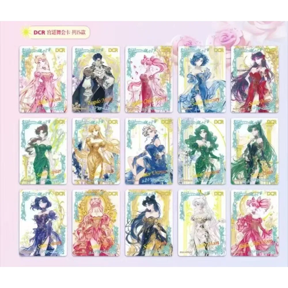Sailor Moon Collectie Kaarten Klassieke Kindertijd Anime Fantasie Magische Meisjes Cosplay Zeemeermin Prinses Kaarten Prachtige Unieke Geschenken