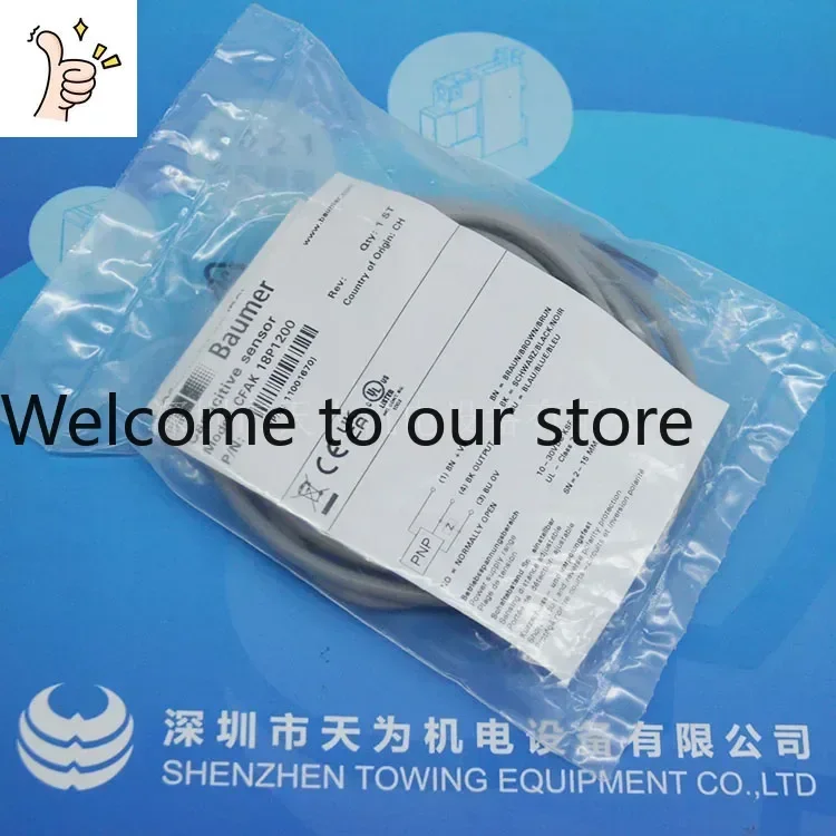 2026.4 【 Original - One-year Warranty 】 Baumer Baumer Capacitive Proximity Sensor CFAK 18P1200, Germany
