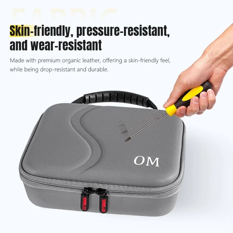 STARTRC OM8 Carrying Case For DJI OM7/7P Portable Storage Case PU Shoulder Bag Travel Handag for DJI Osmo Mobile 7 8 Accessories