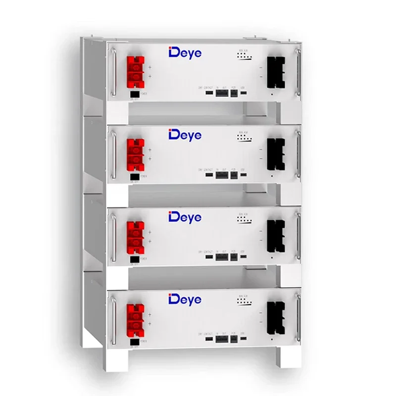 Deye-Batterie au lithium personnalisée, cellule veFePO4, 51.2V, 100Ah, 5,12 kwh, 10kwh, 20kwh, 30kwh, 50kwh, 100kwh, 200kwh, 327kwh