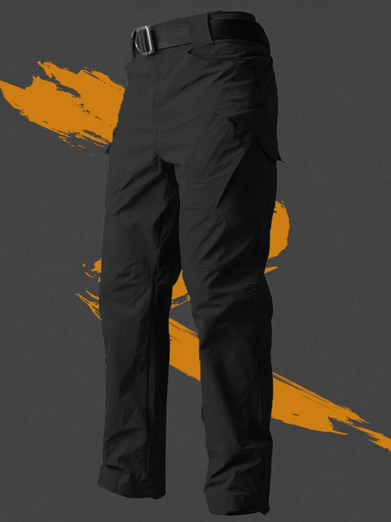 

Men's Tactical Pants City Casual Cargo Trousers Waterproof Multi-pocket Wear-Resistant Outdoor Training Work Male Trousers