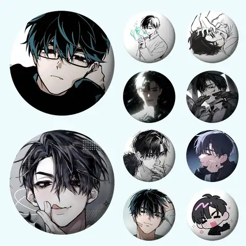 I-Ivans Alien Stage Badges Tinplate Soft Button Pin Brooch Metal Badge Custom Jewelry Accessories Hat Bag Lapel