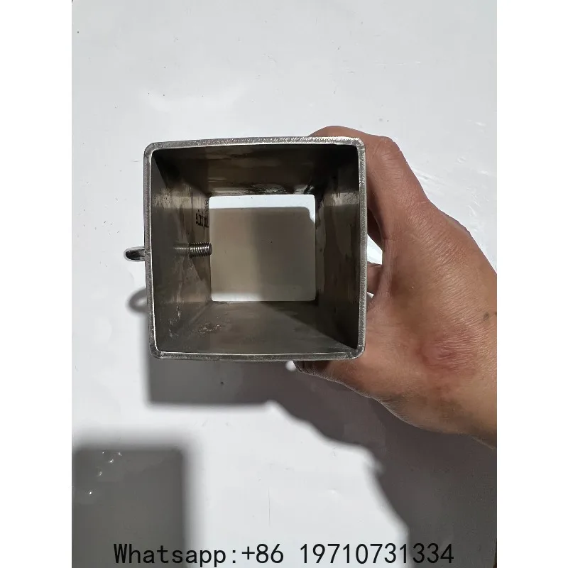 Grip square brick finger wrist training 8x8x140 rock climbing training all stainless steel to create double-sided matte