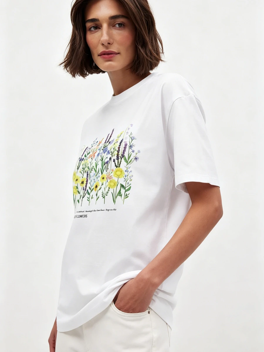 Boho Medicinal Floral T Shirt Wildflower Botanical for Herbalists and Nature Lovers Summer Garden Witch