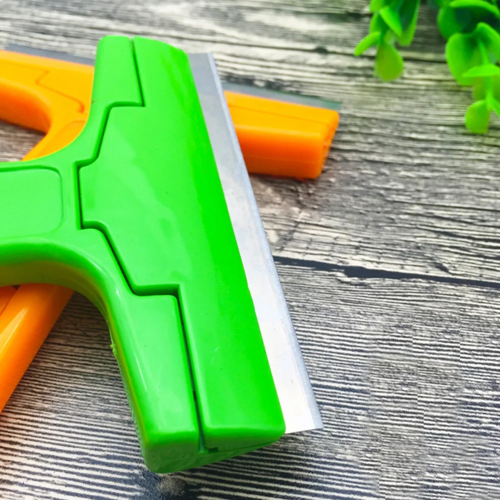 5 قطعة مكشطة التنظيف مقبض بلاستيكي الثقيلة جدار سكينة معجون للبلاط لاصق الزجاج الرخام أداة إزالة البقع أداة اليد