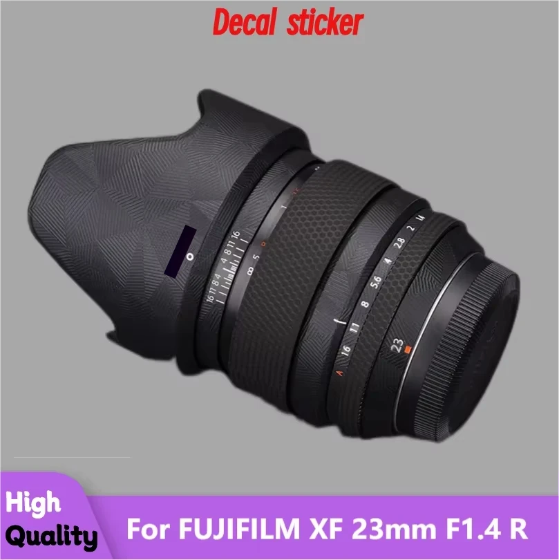Для FUJIFILM XF 23 мм F1.4 R наклейка на объектив защитная наклейка на кожу виниловая пленка защитная пленка от царапин XF23 1.4R