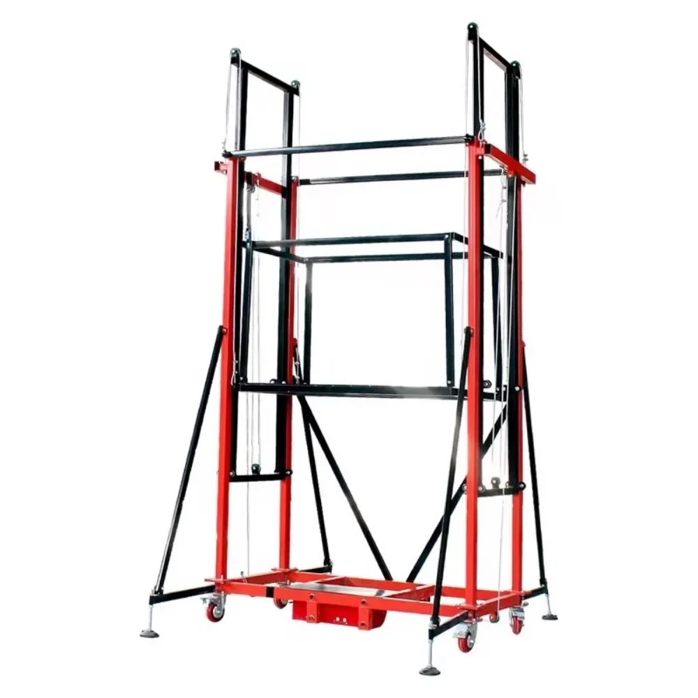 

Foldable mobile lifting fully automatic remote control electric scaffolding