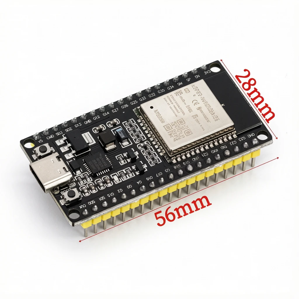 ESP32-D0WDQ6 38 Pins Development Board Type-C 2.4GHz WiFi+Bluetooth Dual Core NodeMCU Module Compatible with Arduino MicroPython