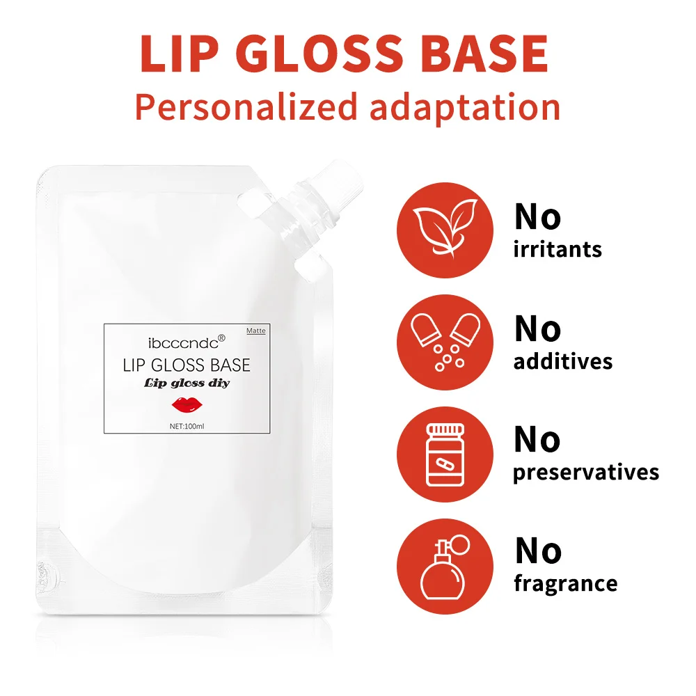 Make Lip Stain Lip Gloss Base Gel DIY Lipstick Raw Material Matte Transparent Clear Non-stick Cup Water Proof Makeup Base