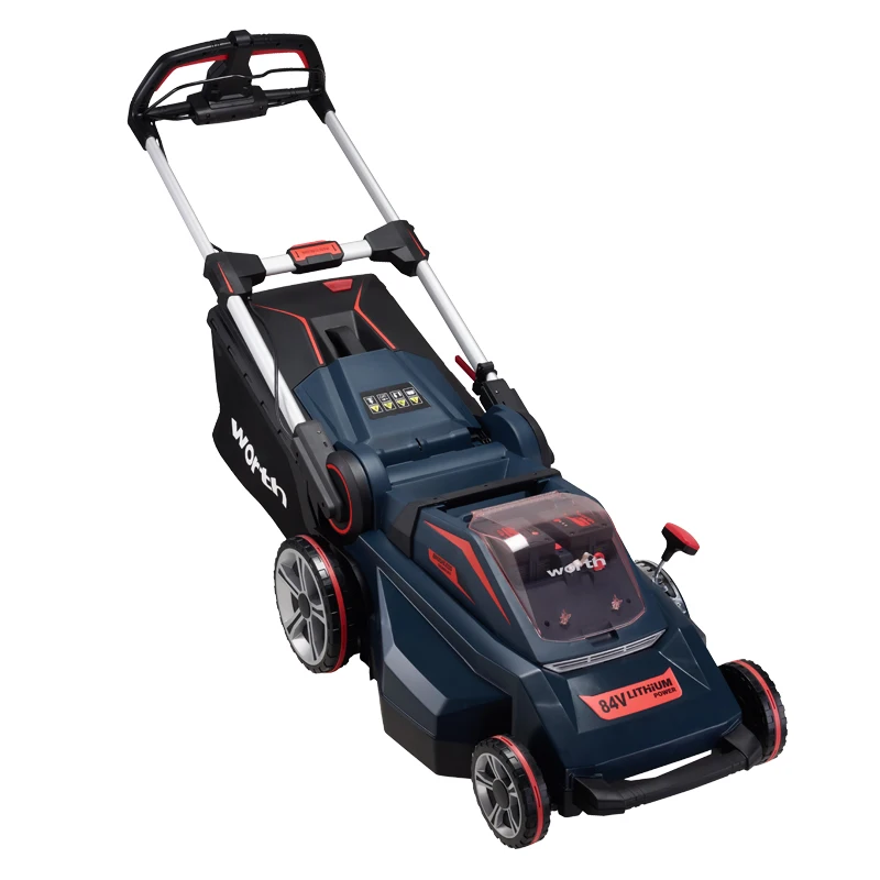 84V Brushless Lawn Mower Battery Power Grass Cutting Mower Hand Push Self Propelled Garden Cordless Electric Battery Lawn Mower