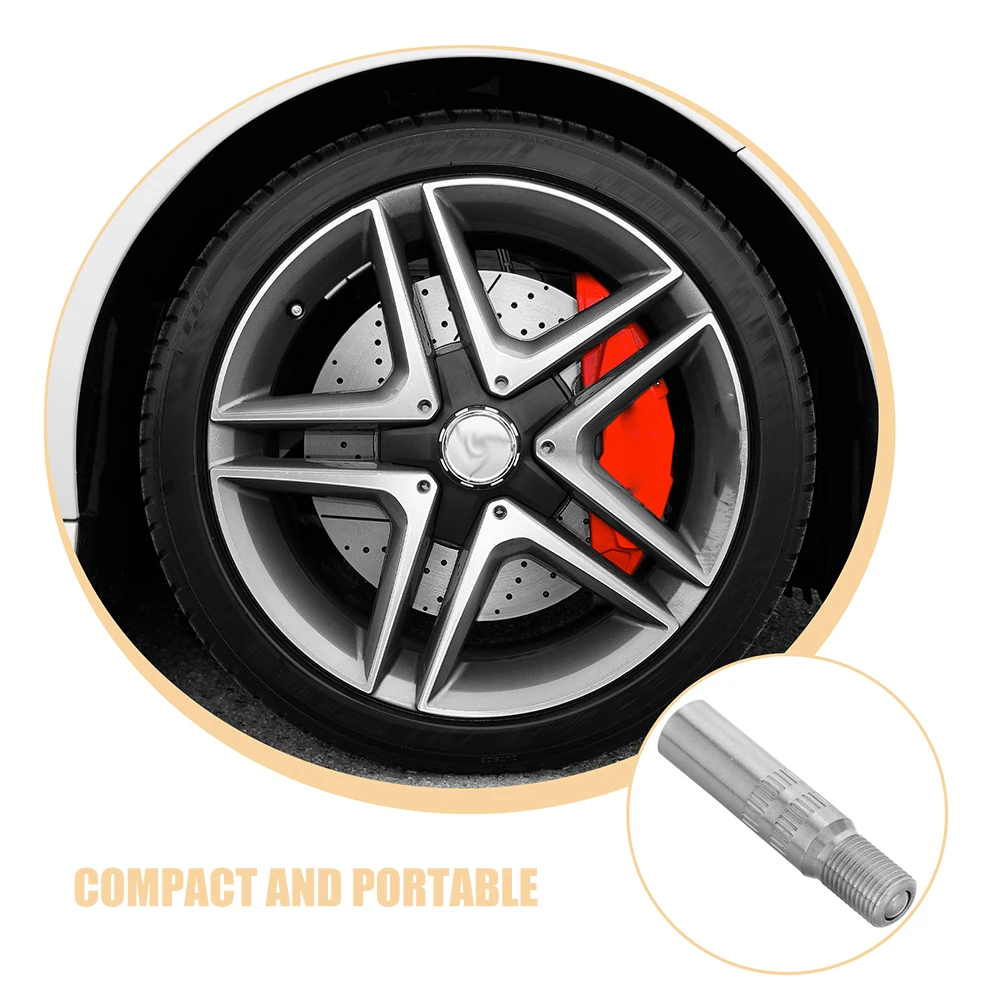 

4Pcs Car Tire Valve Stem Extension Caps Metal Durable Easy Inflate Tool for Motorcycle Bicycle Automotive Supply Parts