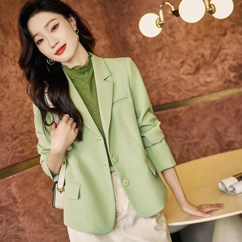 

Spring Summer Formal Uniform Designs Blazers Jackets Coat Professional Office Ladies Business Work Wear Outwear Tops Blaser