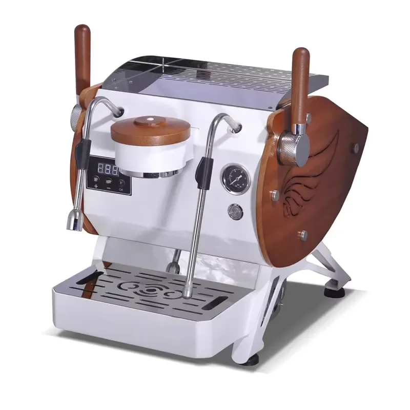 Double boiler rotary pump semi-automatic coffee machine commercial professional manual electrical espresso machine