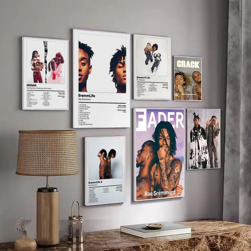 Hip Hop Duo R-Rae S-Sremmurd Poster Wall Art Print Sticker for Bedroom Living Room Dorm Office Modern Home Decor