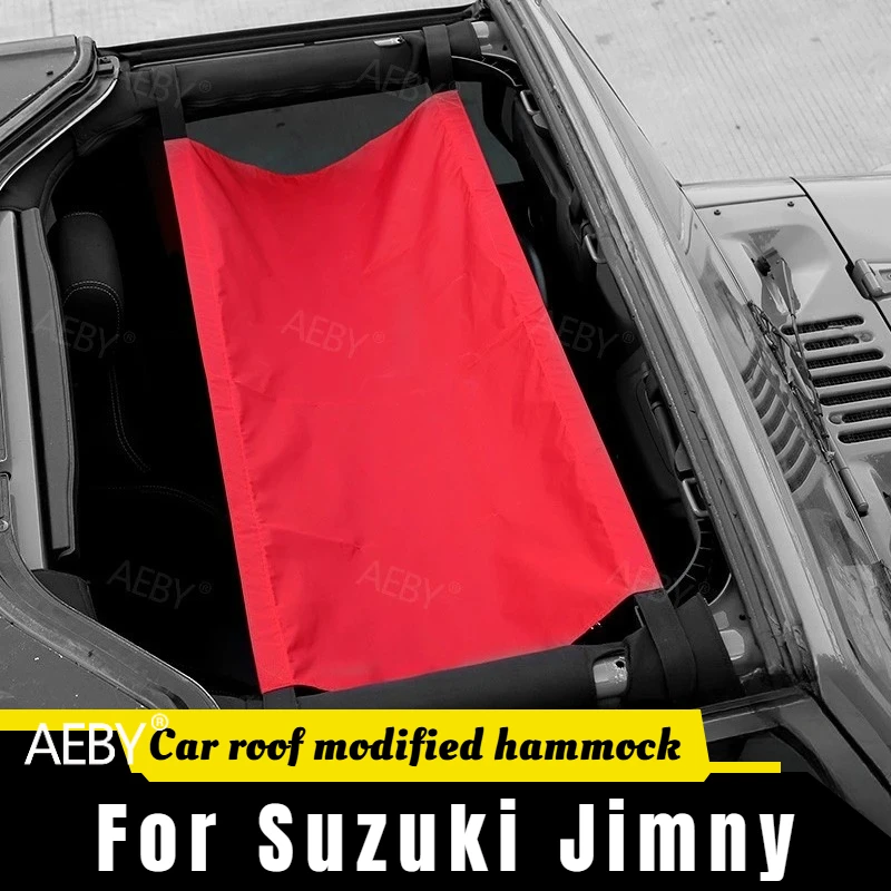 

For Jeep Wrangler 2018-2023 Soft top sunshade,Mesh Cargo Net Rooftop Hammock Roller Bar Sun Cover,UV protection,Accessories