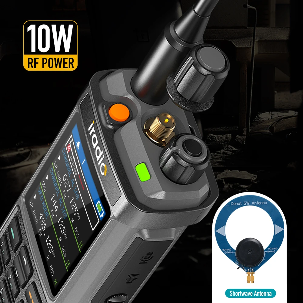 Upgrade Version Walkie Talkie with GPS Two Way Radio SW/LW/MW