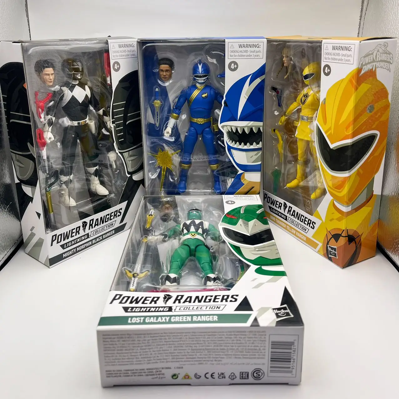 Hasbro Power Rangers Dino Charge & Beast Morphers 6-Inch Action Figures - Super Sentai Movable Collectible Toy Model