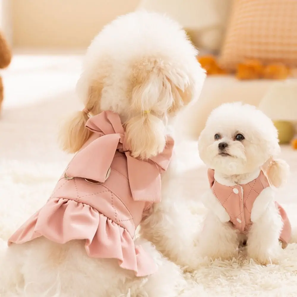 

Stylish Pretty Pet Princess Skirt Thickened Adjustable Pet Costumes Washable XS-XXL Cute Puppy Clothes Dress Up Accessories