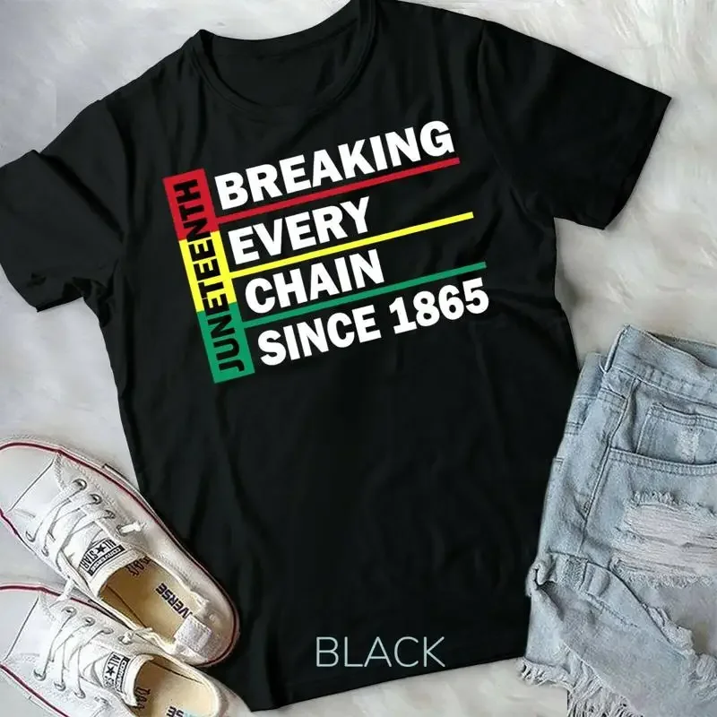 JuneTeenth Breaking Every Chain Since 1865 Black history Unisex Youth T shirt