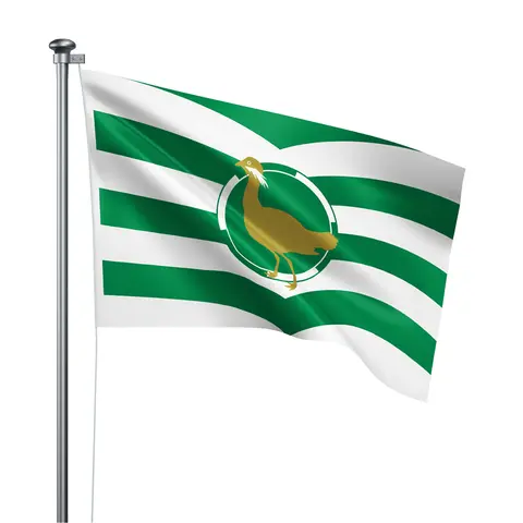 Gatekeep Girlboss Wiltshire 영국 국기 배너 폴리에스터, 황동 그로밋 포함, 5 'x 3', 150cm x 90cm