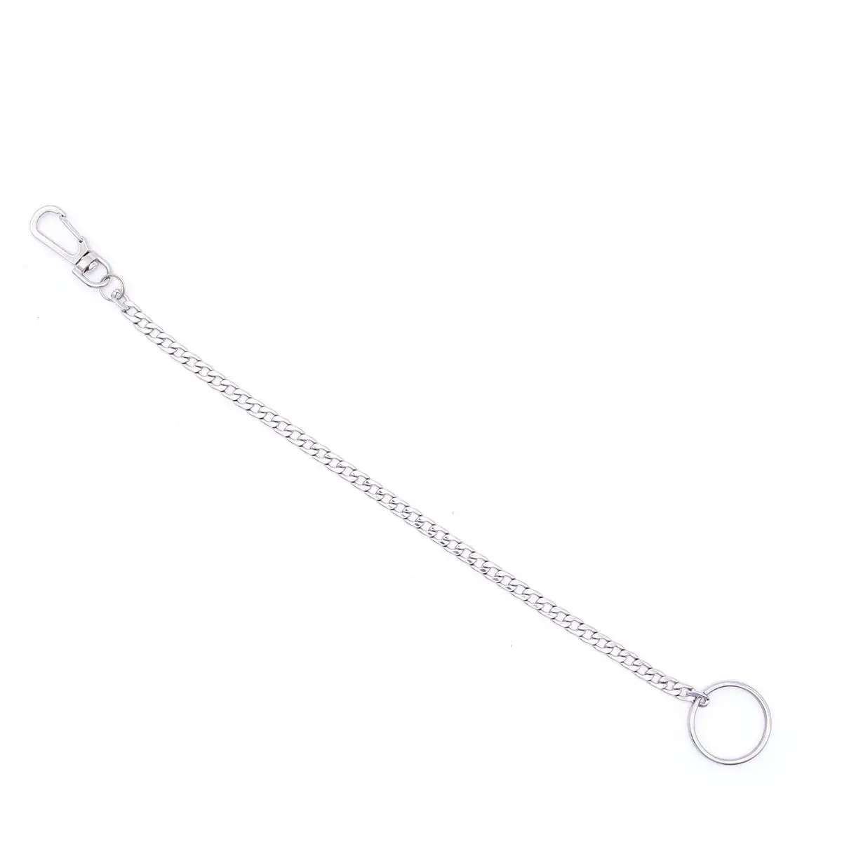 

32 Cm Portable Keychain Long Stainless Steel Pocket Holder Safety Waist Eye-catching