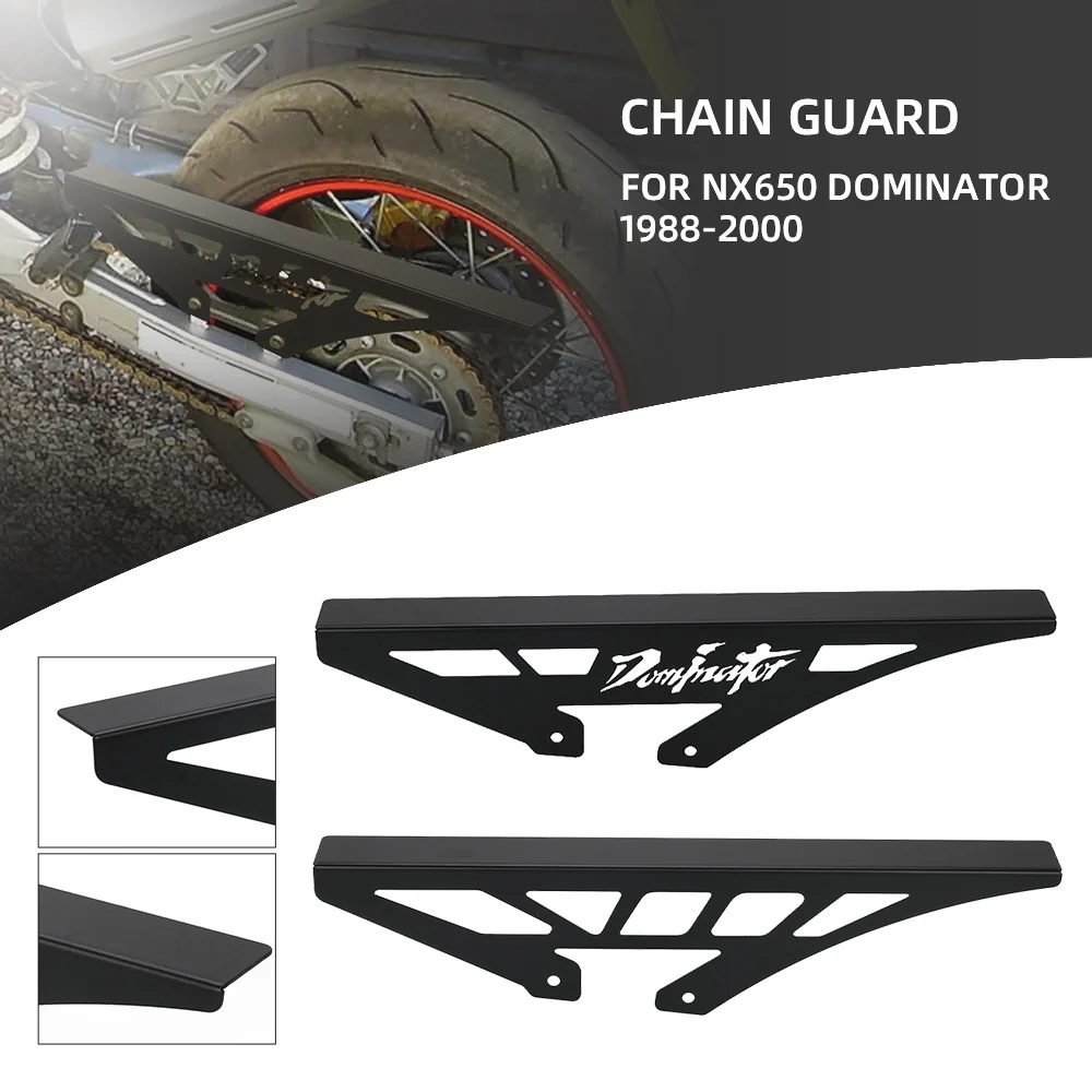 Motorcycle For Honda NX 650 NX650 Dominator 1988-2000 SLR650 1997-2000 Chain Guard Protector Chain Cover FMX 650 2005-2006-2007