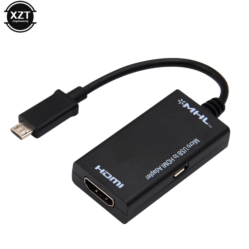 Hot Sale Micro USB 2.0 MHL to Cable HD 1080P for Samsung HTC MHL Android Converter Micro USB Mini Adapter for TV USB Adapter